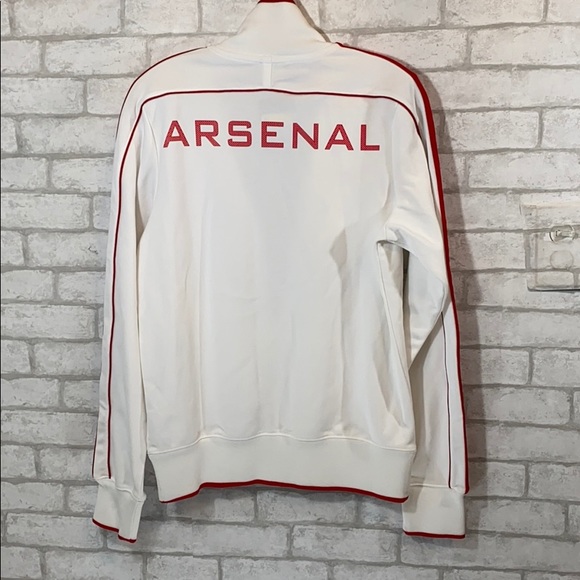 Nike Arsenal red/ white zip up size S - Picture 6 of 8